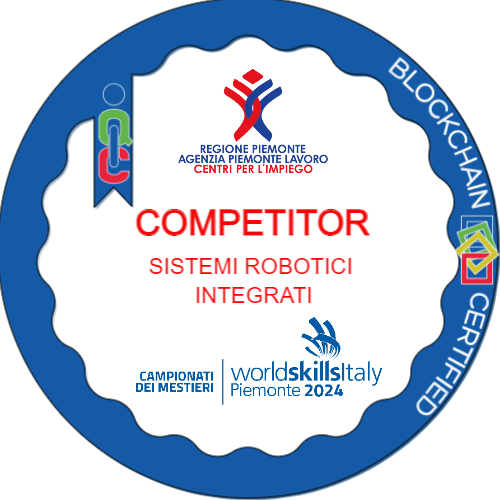 Competitor Sistemi robotici integrati ai Campionati dei Mestieri WorldSkills Piemonte 2024.